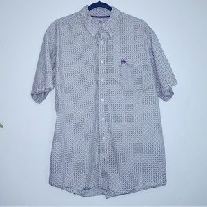 Cinch short sleeve button down